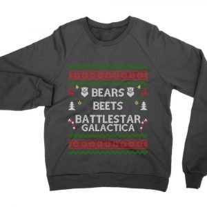 Bears Beets Battllestar Galactica Christmas jumper (sweatshirt)