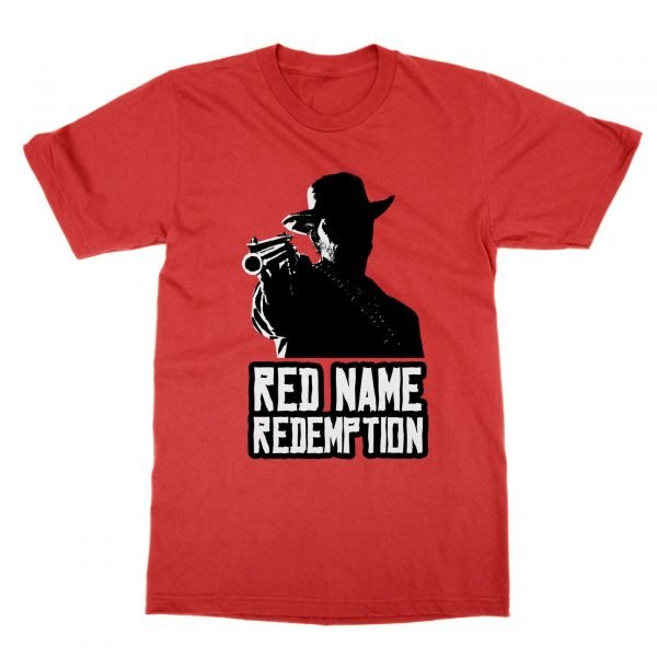 Red NAME Redemption t-shirt by Clique Wear