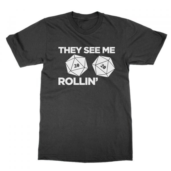 They See Me Rollin' D20 t-shirt by Clique Wear
