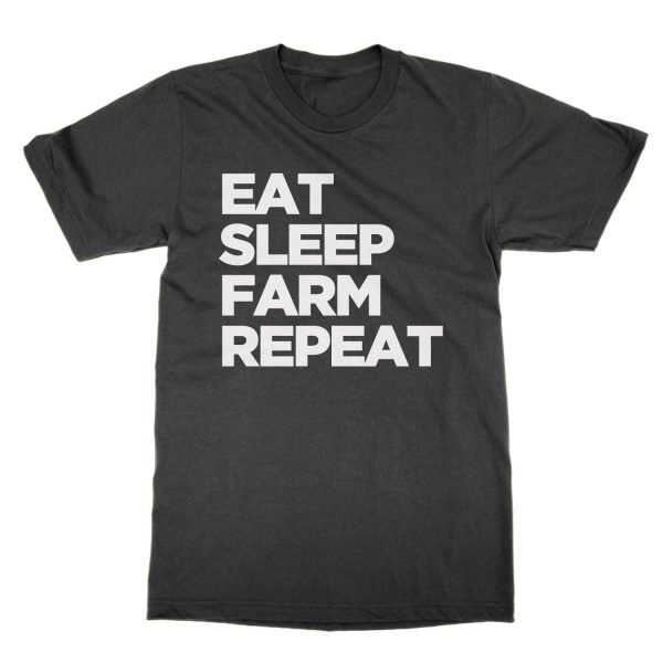 Eat Sleep Farm Repeat t-shirt by Clique Wear
