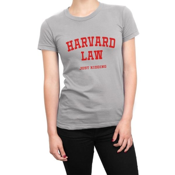 Harvard Law Just Kidding t-shirt by Clique Wear