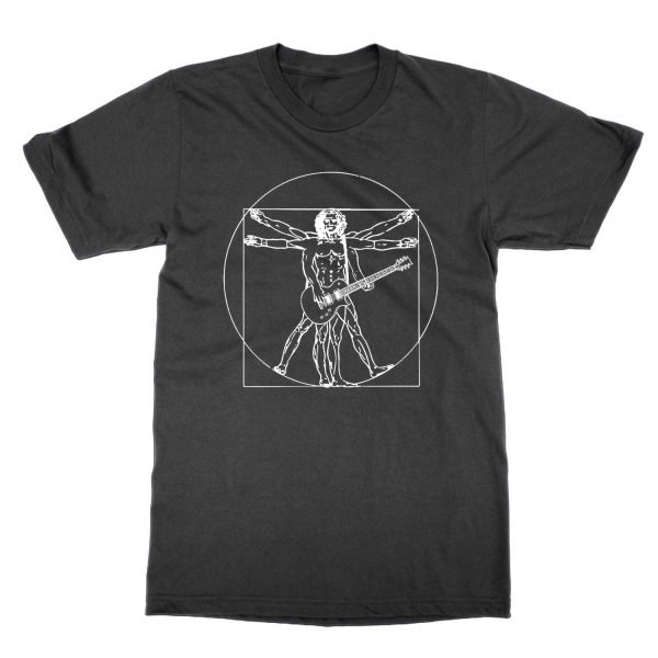Vitruvian Man Guitarist t-shirt by Clique Wear