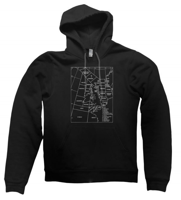 Shipping Forecast hoodie by Clique Wear