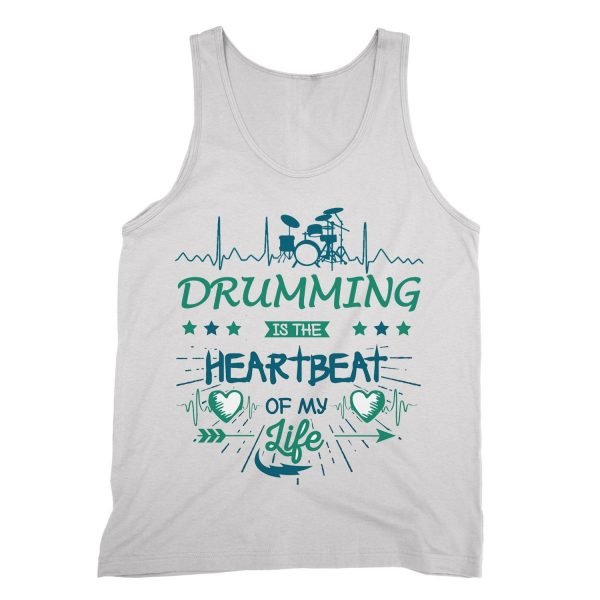 Drumming is the Heartbeat of my Life vest by Clique Wear