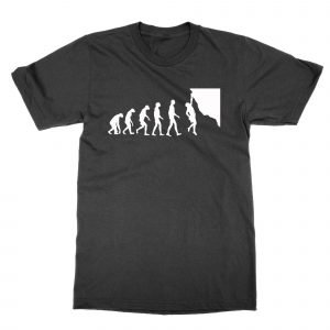 Evolution of a rock climber T-Shirt