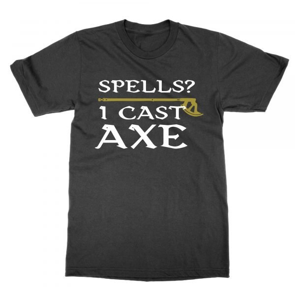 Spells I Cast Axe t-shirt by Clique Wear
