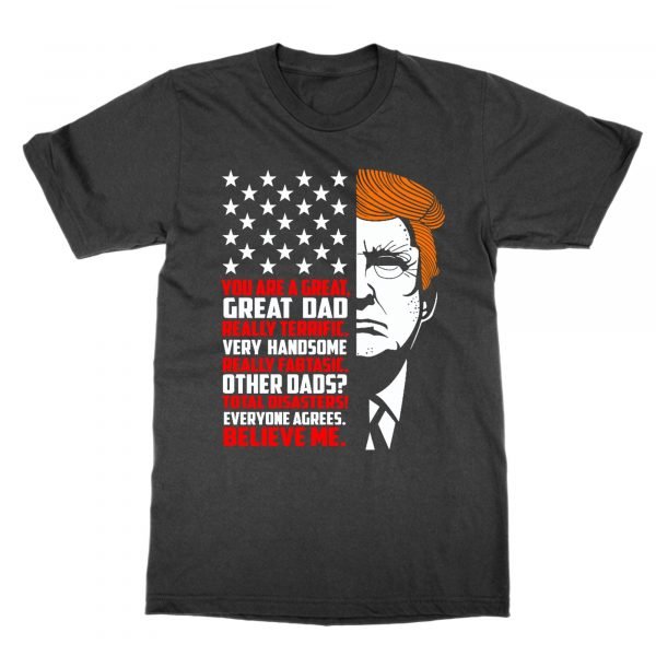 Donald Trump Great Dad Colourized t-shirt by Clique Wear