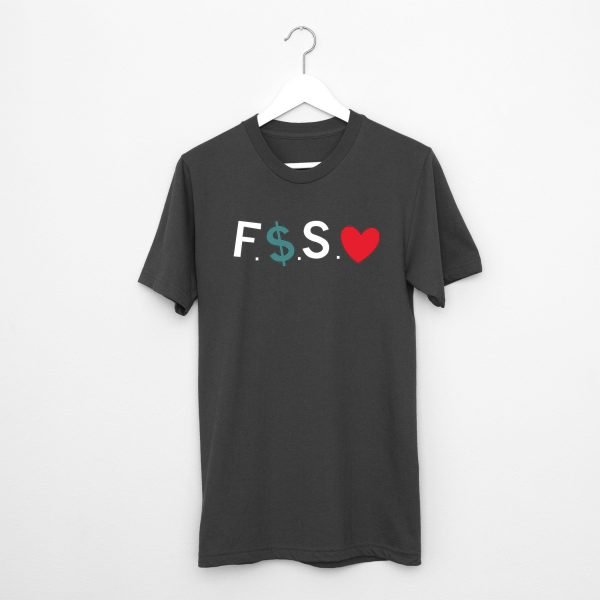 Fuck Money Spread Love t-shirt by Clique Wear