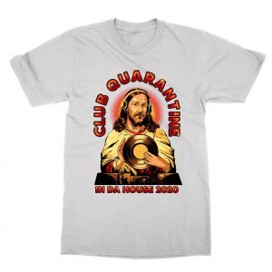 Club quarantine coronavirus Jesus T-Shirt