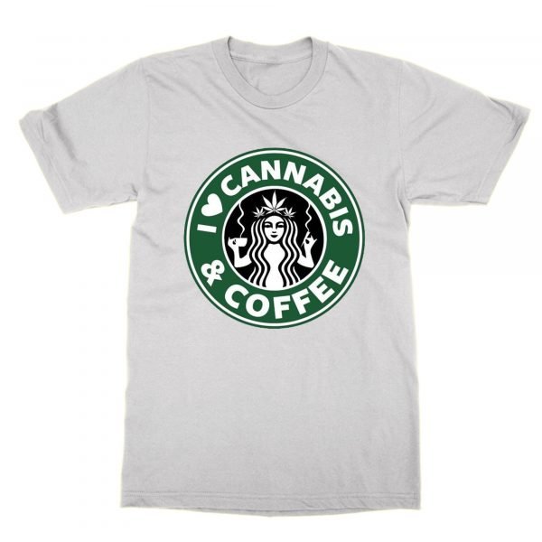 I Love Cannabis and Coffee t-shirt by Clique Wear