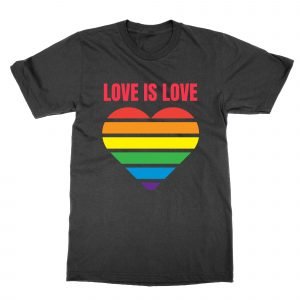 Love is Love Heart LGBT T-Shirt