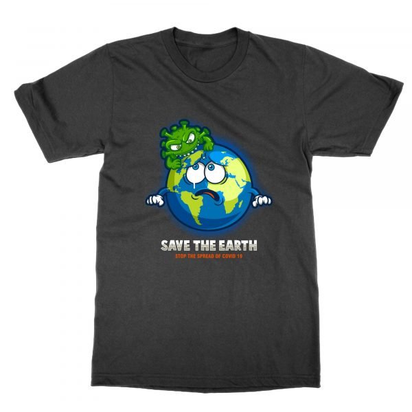 Save the Earth from coronavirus t-shirt by Clique Wear