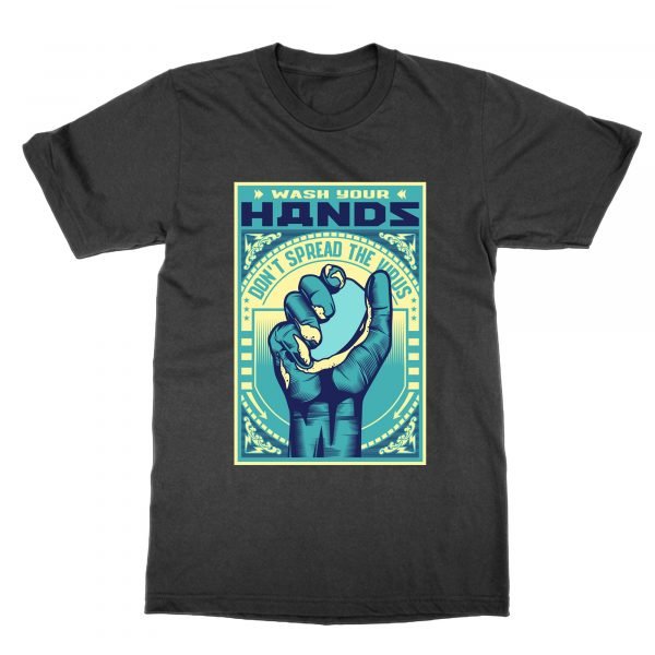 Wash Your Hands stop covid t-shirt by Clique Wear