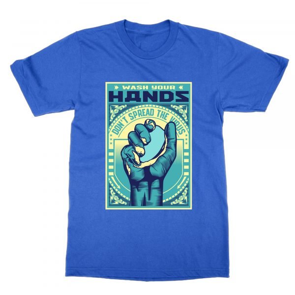 Wash Your Hands stop covid t-shirt by Clique Wear
