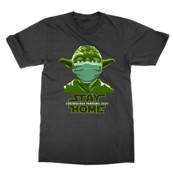 Yoda Stay Home Coronavirus Pandemic t-shirt by Clique Wear