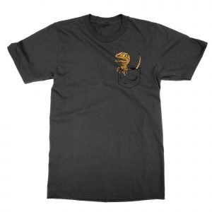 Dino pocket cute velociraptor T-Shirt