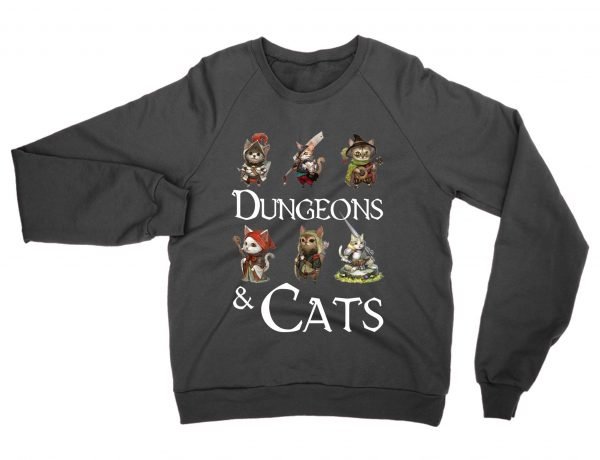 Dungeons and Cats sweatshirt by Clique Wear