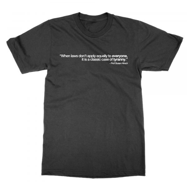 When laws don’t apply equally to everyone t-shirt by Clique Wear