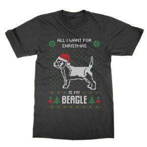 All I Want For Christmas Is My Beagle Ugly Sweater T-Shirt