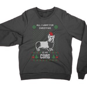 All I Want For Christmas Is My Corg Ugly jumper (sweatshirt)