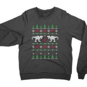 Dinosaur Christmas Ugly Sweater jumper (sweatshirt)