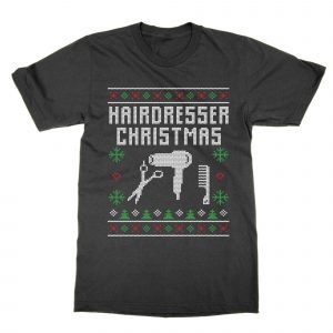 Hairdreser Christmas Ugly Sweater T-Shirt