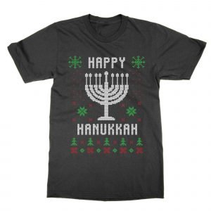 Happy Hanukkah Christmas Ugly Sweater T-Shirt