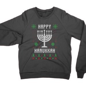 Happy Hanukkah Christmas Ugly Sweater jumper (sweatshirt)