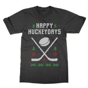 Happy Hockeydays Christmas Ugly Sweater T-Shirt