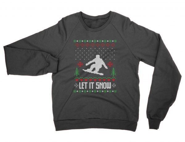 Let it Snow Christmas Ugly Sweater sweatshirt by Clique Wear
