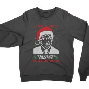 Make Christmas Great Again Donald Trump Christmas Ugly Sweater jumper (sweatshirt)