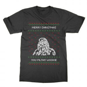 Merry Christmas Ya Filthy Wookie Ugly Sweater T-Shirt