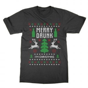 Merry Drunk I’m Christmas Ugly Sweater T-Shirt
