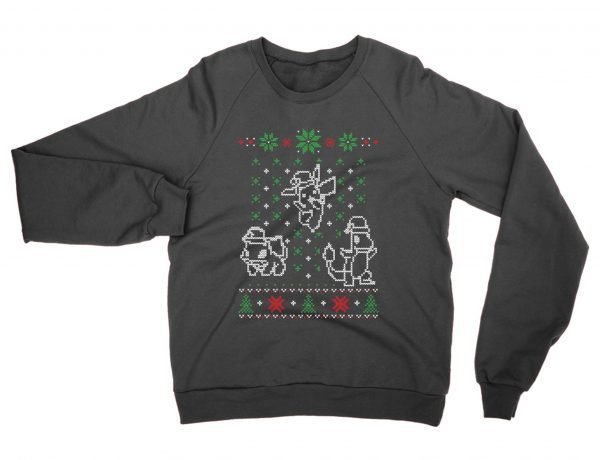 Pocket Monster pokemon Christmas Ugly Sweater sweatshirt by Clique Wear