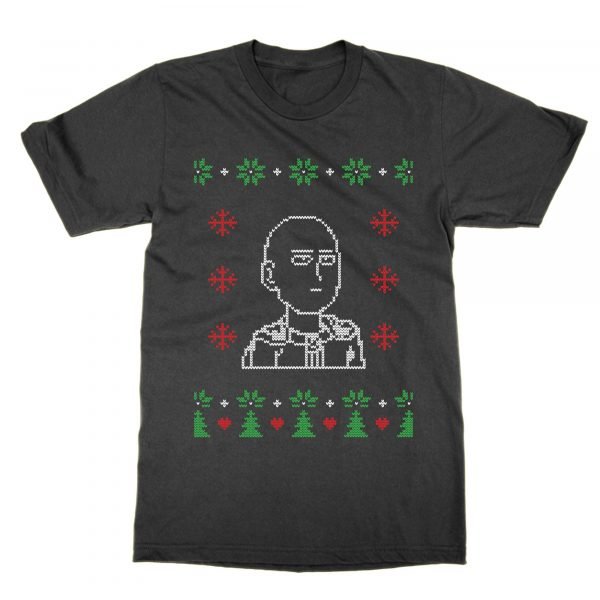 Saitama Christmas Ugly Sweater t-shirt by Clique Wear