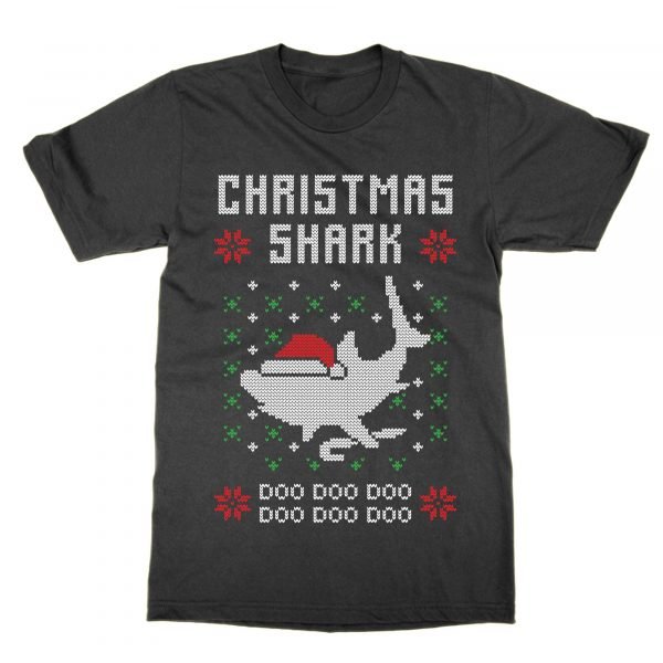 Shark Doo Doo Doo Christmas Ugly Sweater t-shirt by Clique Wear