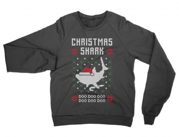 Shark Doo Doo Doo Christmas Ugly Sweater sweatshirt by Clique Wear