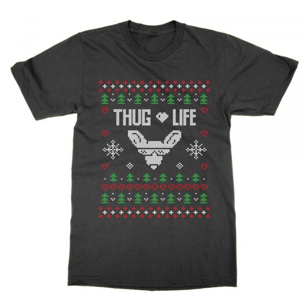 Thug Life Christmas Ugly Sweater t-shirt by Clique Wear