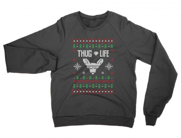 Thug Life Christmas Ugly Sweater sweatshirt by Clique Wear