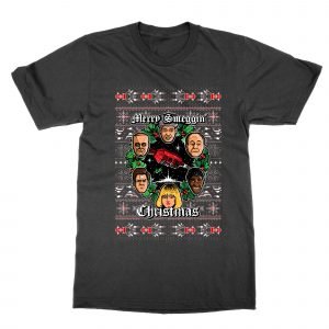 Merry Smeggin Christmas Ugly Sweater t-shirt by Clique Wear