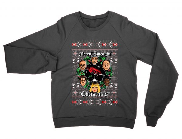Merry Smeggin Christmas Ugly Sweater sweatshirt by Clique Wear