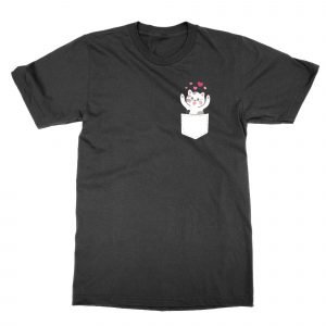 Cute Cat happy heart POCKET T-Shirt