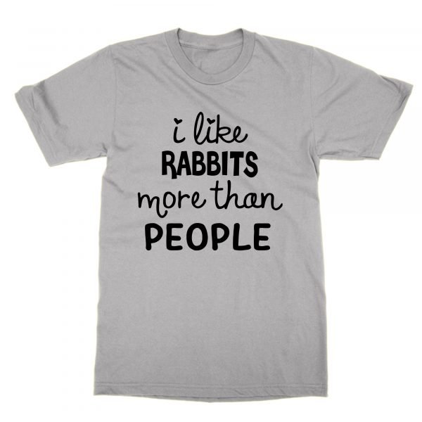 I like rabbits more than people t-shirt by Clique Wear