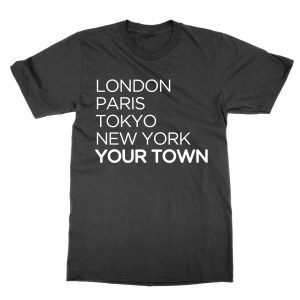 Personalised London Paris Tokyo New York T-Shirt