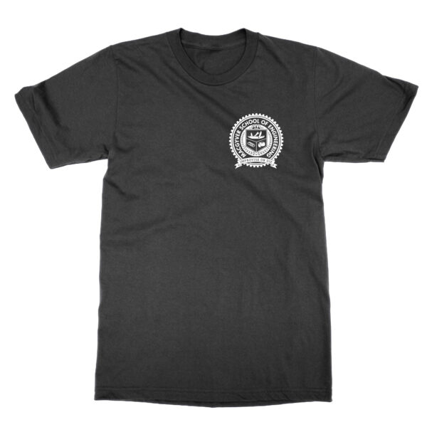 MacGyver School of Engineering Logo POCKET t-shirt by Clique Wear