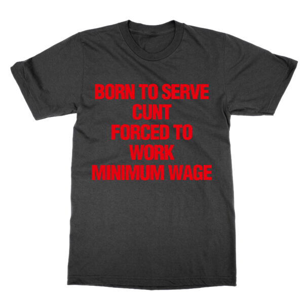 Born to Serve Cunt t-shirt by Clique Wear