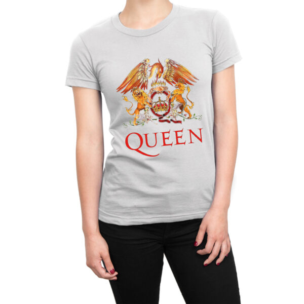 Queen crest logo t-shirt by Clique Wear