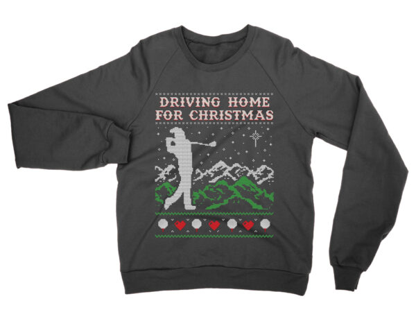Driving Home for Christmas Golf jumper by Clique Wear