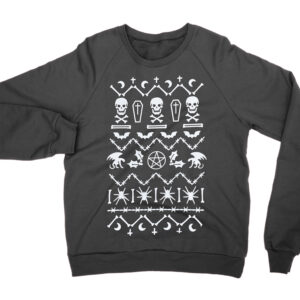 Goth Ugly Christmas Sweater jumper (sweatshirt)