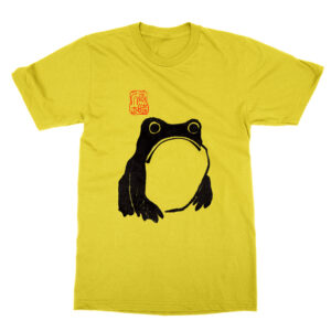 Grumpy Japanese Frog Cottagecore T-Shirt